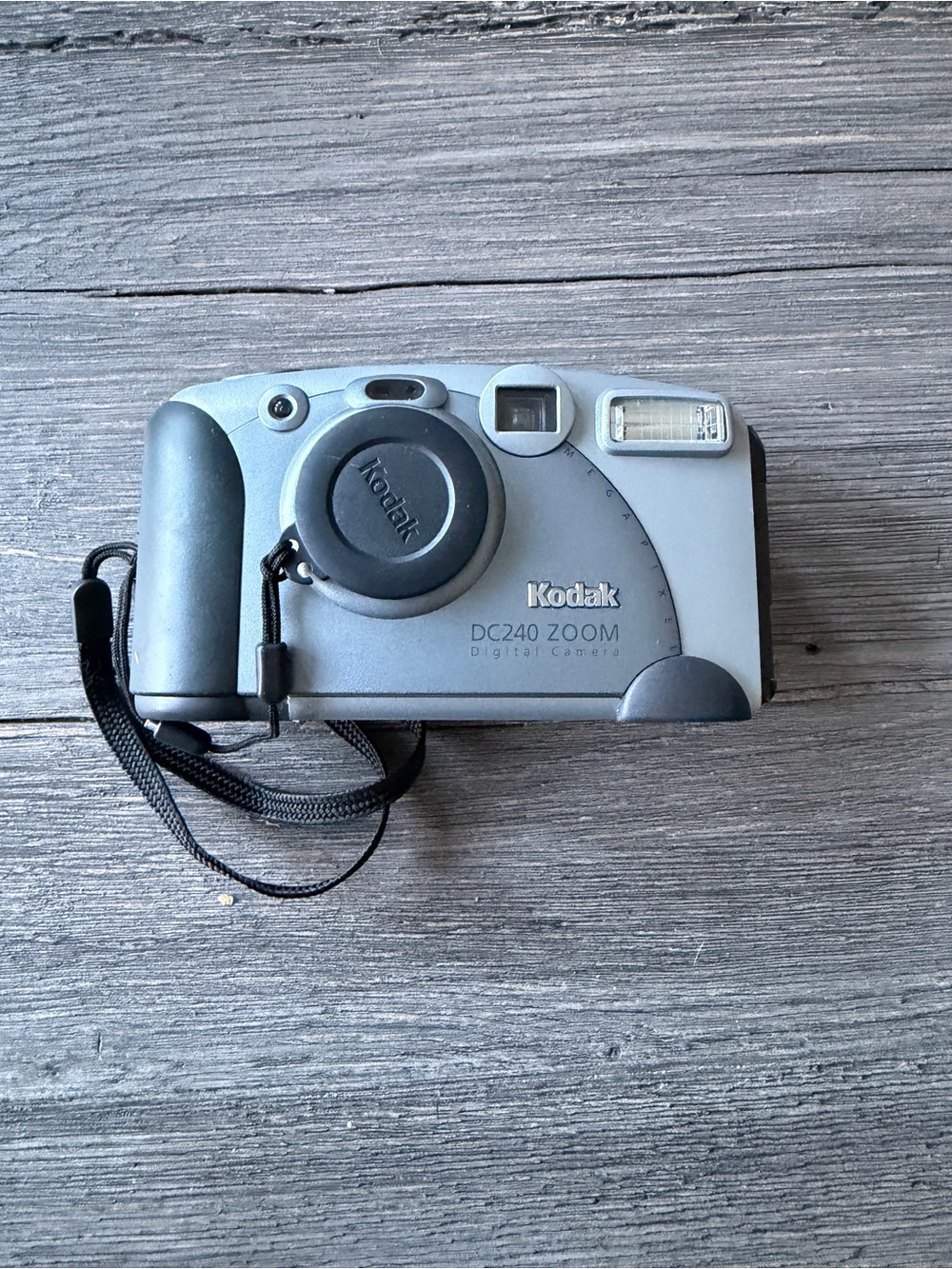 Kodak Gray and Black DC240 Zoom Digital Camera with Wrist Strap